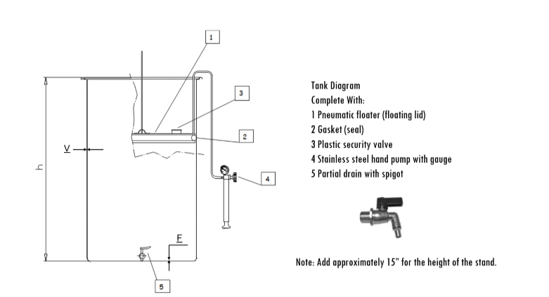 Marchisio 150L Variable Capacity Tank