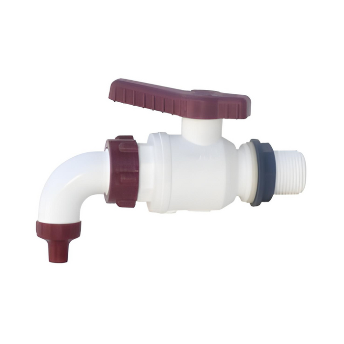 Plastic Spigot 1" Tap For Fermentation Tub