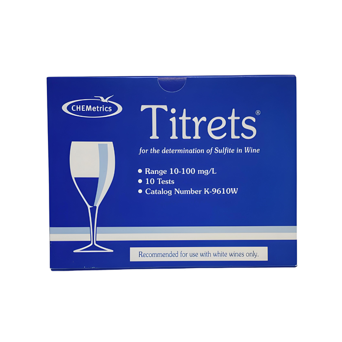 Titret Kit For Determination Of Sulfite In Wine