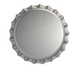 29mm Silver Crown Cap