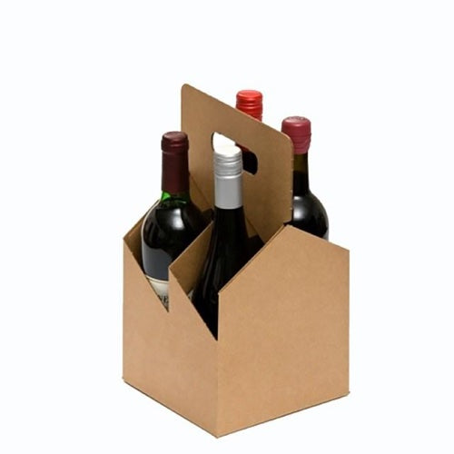 4-Pack Kraft Bottle Carrier