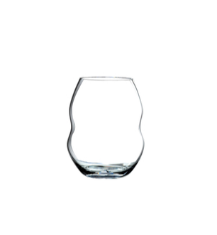 Riedel Stemless Wine Glass, Stacked Logo